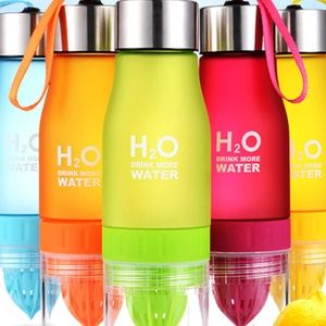Colorful Frosted Water Bottle 650ml
